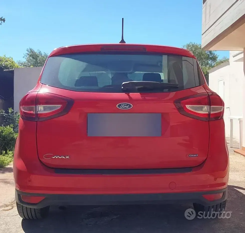 Usata Ford C-MAX Business Edition 120 CV (88 kW) 2018 Rosso Monovolume