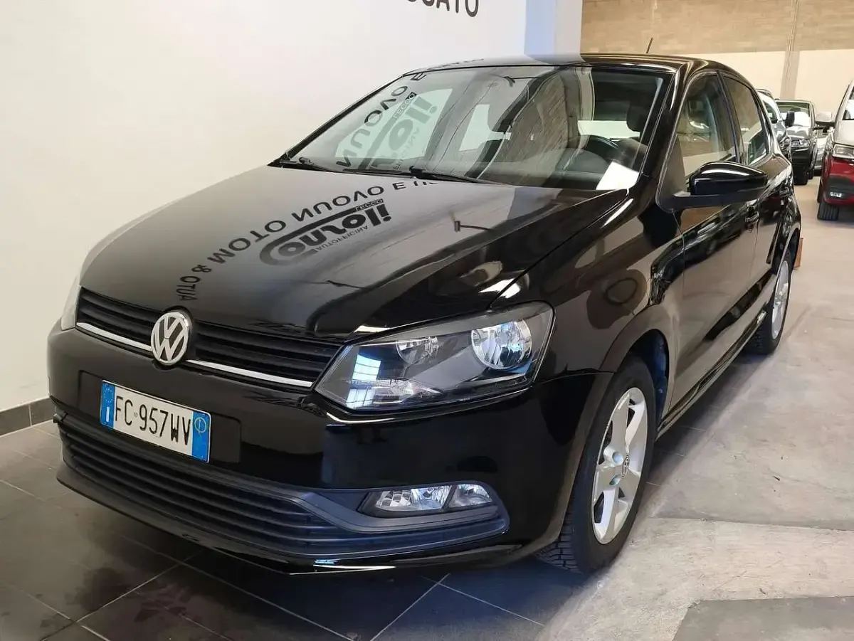 Usata VW Polo Trendline 60 CV (44 kW) 2016 Nero Berlina