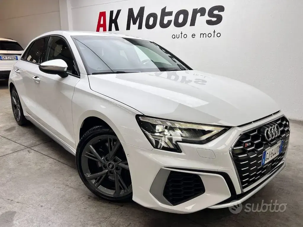 Usata Audi S3 310 CV (228 kW) 2022 Bianco Berlina