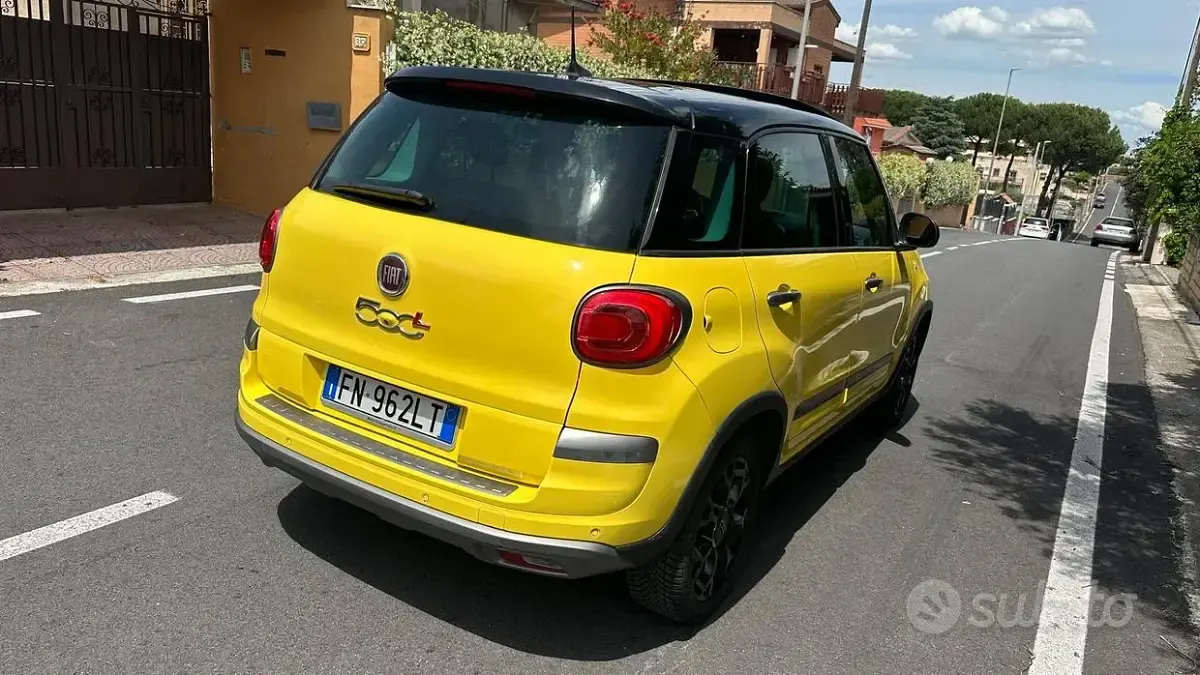 Usata Fiat 500L Cross 95 CV (69 kW) 2018 Giallo Monovolume