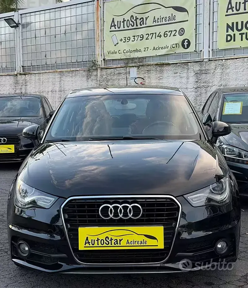 Usata Audi A1 S-Line 90 CV (66 kW) 2014 Nero Utilitaria