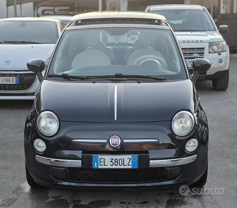 Usata Fiat 500 95 CV (69 kW) 2012 Blu Berlina