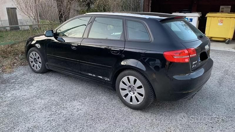 Usata Audi A3 S-Line 170 CV (125 kW) 2012 Nero Utilitaria
