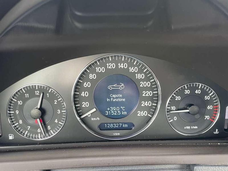 Usata Mercedes CLK200 Elegance 163 CV (119 kW) 2004 Argento Cabrio