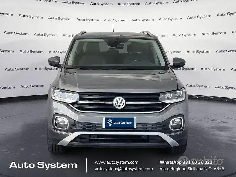Usata VW T-Cross Advance 116 CV (85 kW) 2019 Grigio SUV