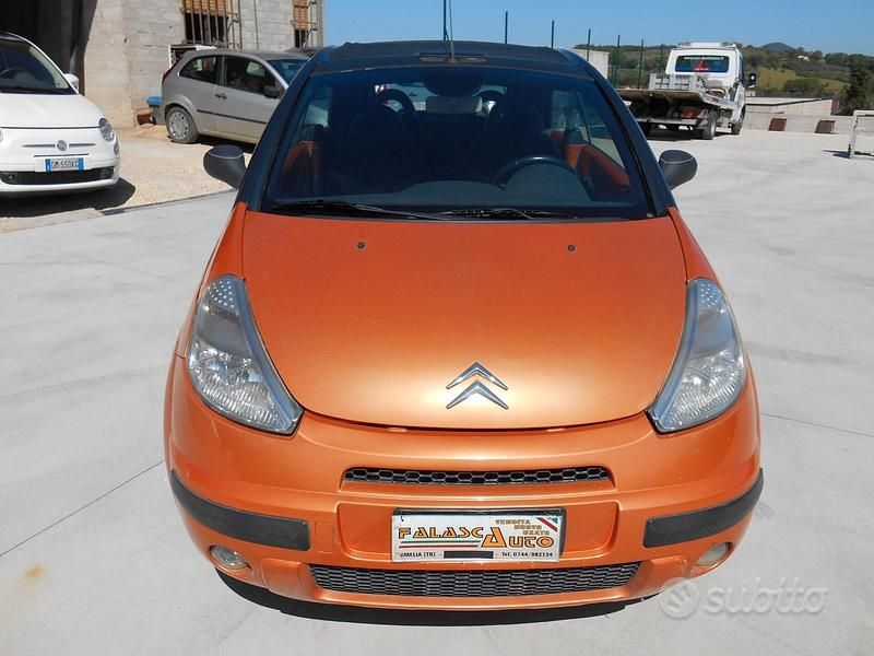Arancione Usata 2006 Citroën C3 Pluriel Elegance Cabrio | 2900 € (Molto cara) - Immagine 1/4