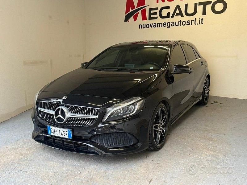 Usata Mercedes A200 Premium 136 CV (100 kW) 2018 Nero Berlina