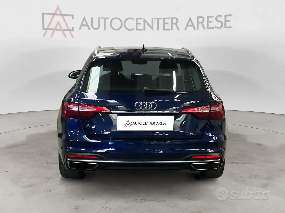 Usata Audi A4 Advanced Plus 163 CV (119 kW) 2021 Blu Station wagon
