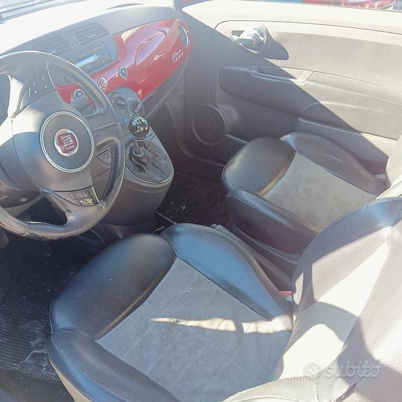 Usata Fiat 500 Sport 75 CV (55 kW) 2009 Rosso Berlina