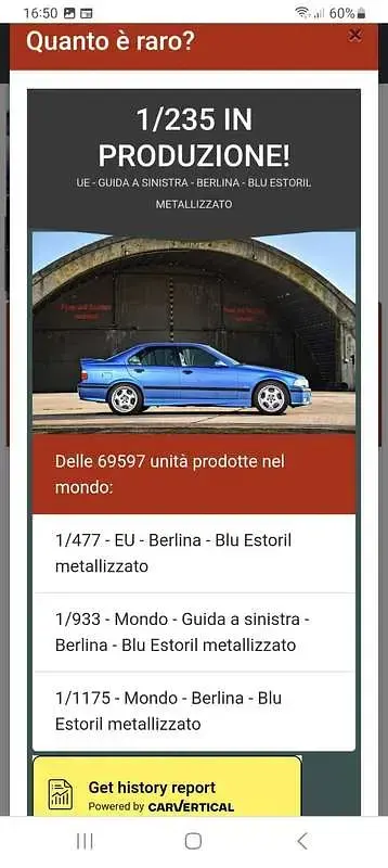 Usata BMW M3 321 CV (236 kW) 1997 Berlina
