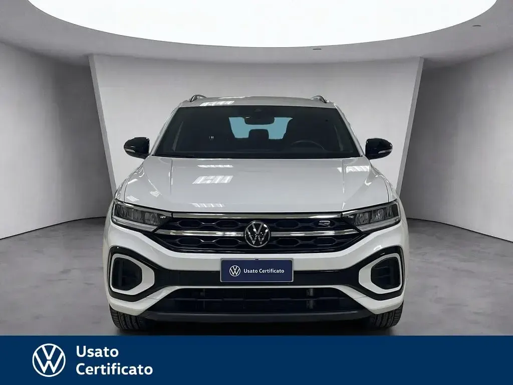 Usata VW T-Roc R-line 110 CV (80 kW) 2023 Bianco pastello SUV