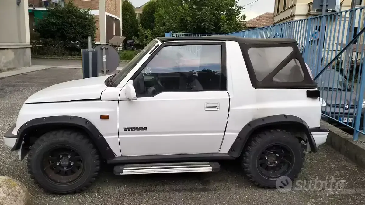Usata Suzuki Vitara 75 CV (55 kW) 1994 Bianco Cabrio