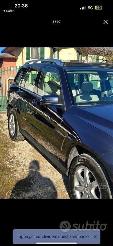 Usata Mercedes GLK350 Premium 231 CV (169 kW) 2011 Blu SUV