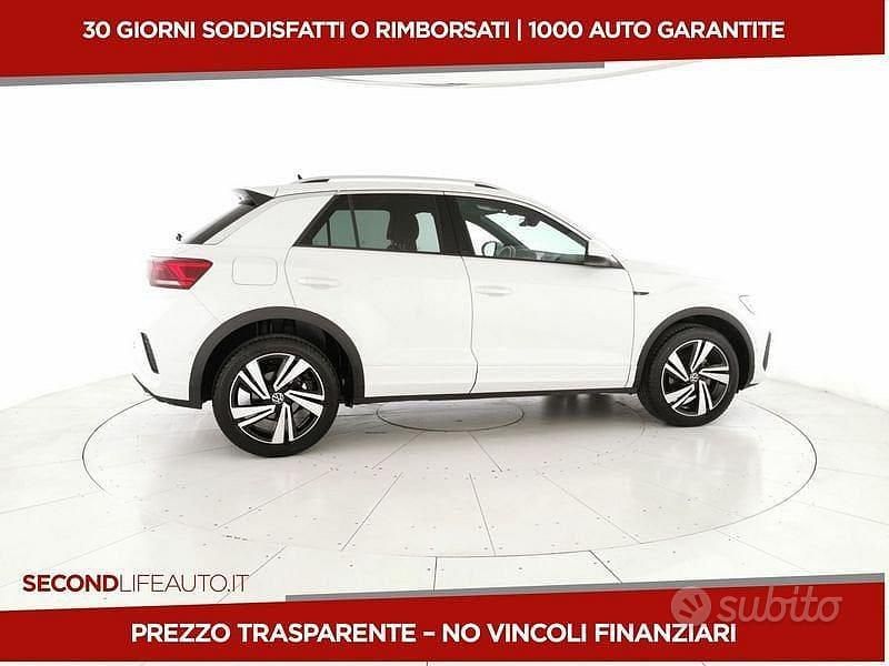 Usata VW T-Roc R-line 110 CV (80 kW) 2022 Bianco SUV