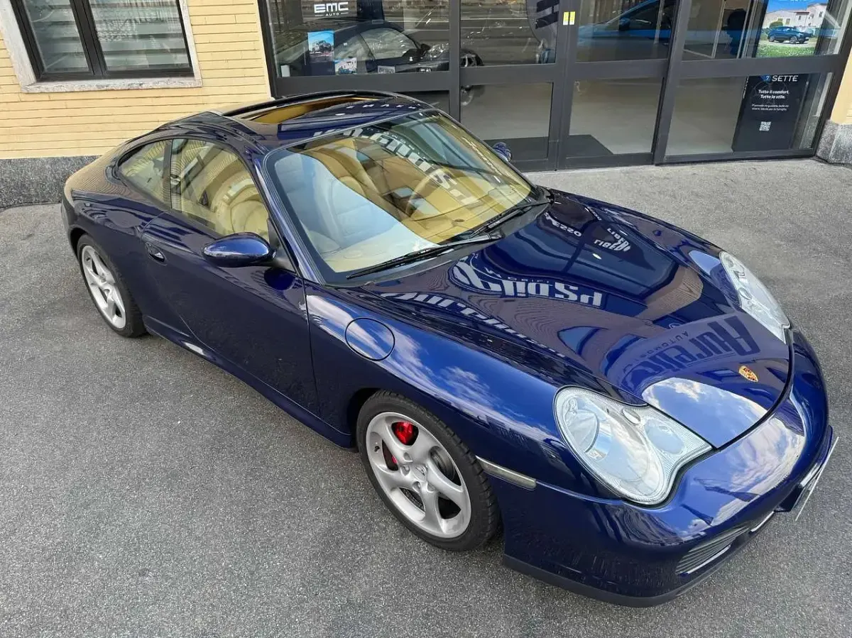 Usata Porsche 996 321 CV (236 kW) 2002 Blu Coupé