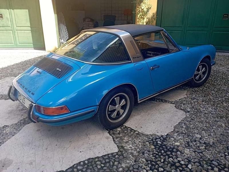 Usata Porsche 911 165 CV (121 kW) 1972 Blu/azzurro Cabrio