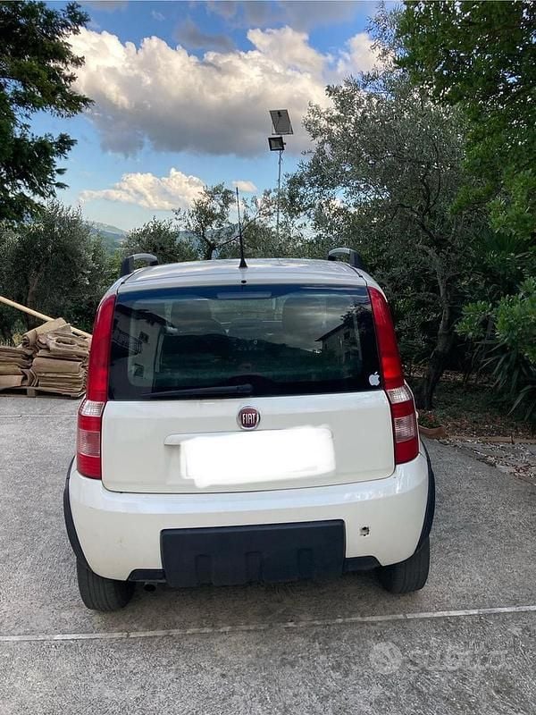 Begagnad Fiat Panda 4x4 69 HK (50 kW) 2011 Vit Halvkombi