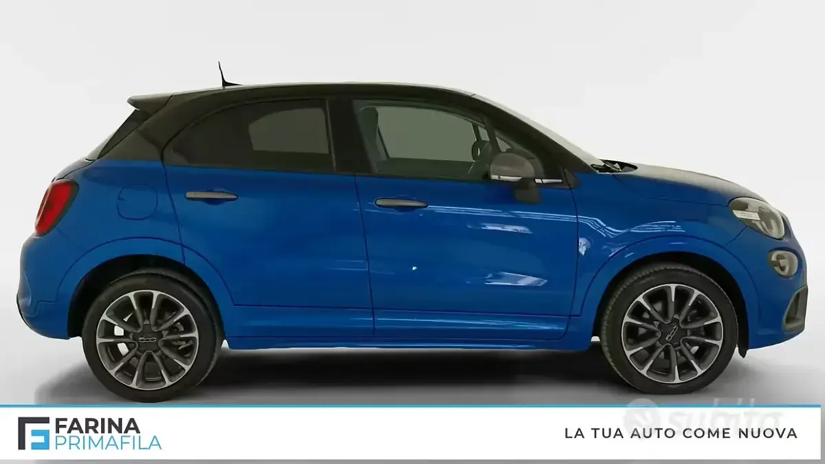 Usata Fiat 500X Sport 131 CV (96 kW) 2024 Blu tetto nero SUV