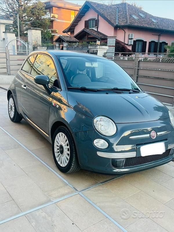 Usata Fiat 500 Lounge 69 CV (50 kW) 2010 Grigio Berlina