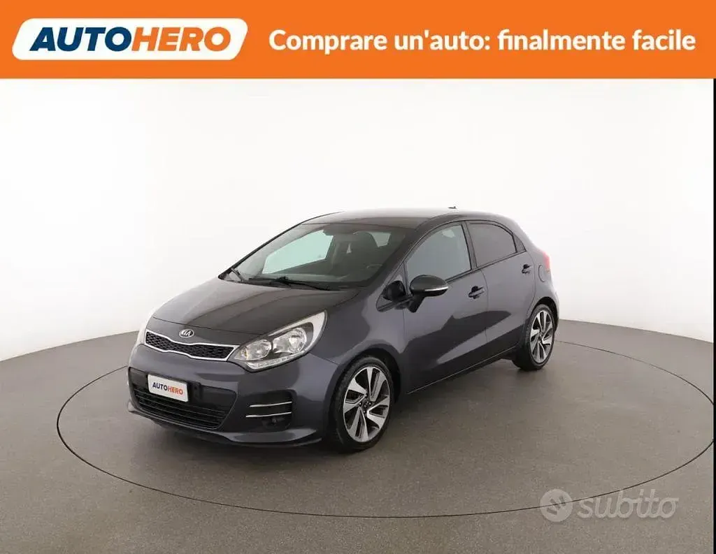 Usata Kia Rio 84 CV (61 kW) 2016 Grigio Utilitaria