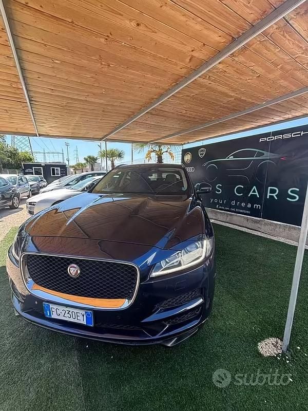 Usata Jaguar F-Pace Pure 180 CV (132 kW) 2016 Blu SUV