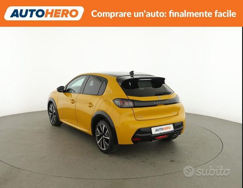 Usata Peugeot 208 GT-line 130 CV (95 kW) 2019 Giallo Utilitaria