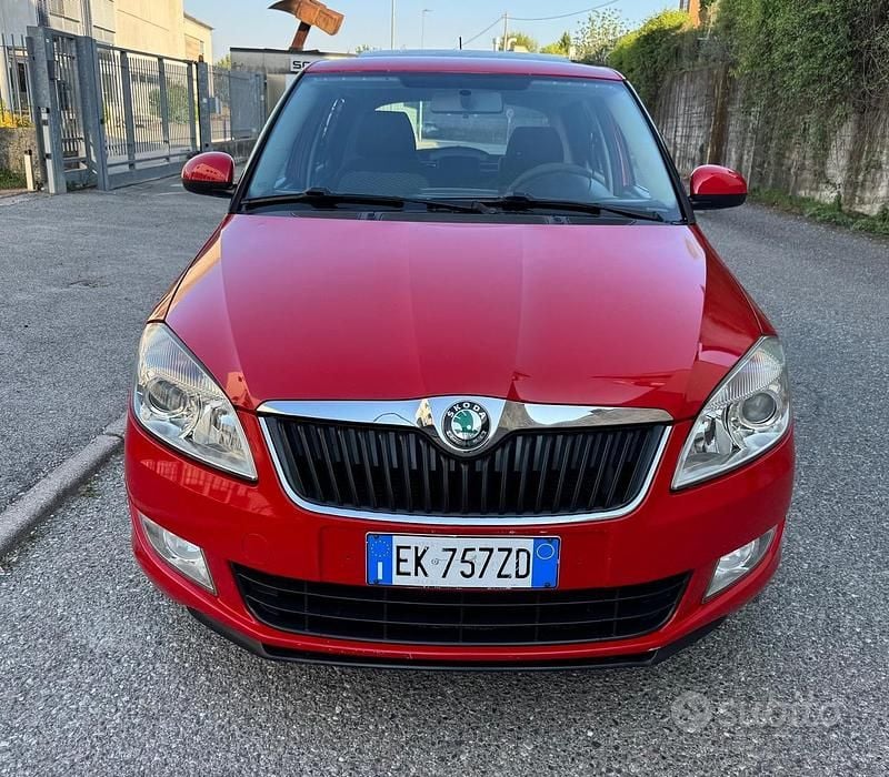Usata Skoda Fabia 85 CV (62 kW) 2011 Rosso Berlina