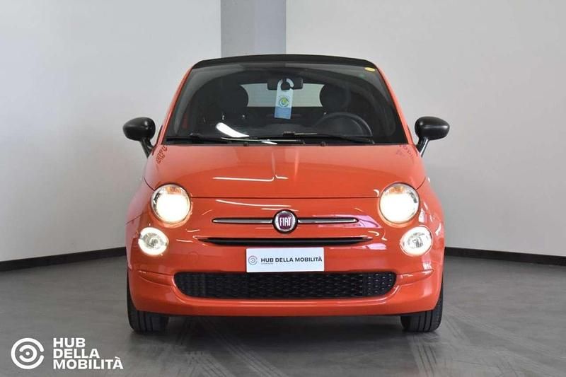 Arancione Usata 2021 Fiat 500C Cabrio | 12.900 € (Buon prezzo) - Immagine 1/4