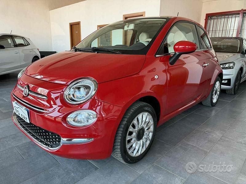 Usata Fiat 500 Lounge 69 CV (50 kW) 2016 Rosso Utilitaria