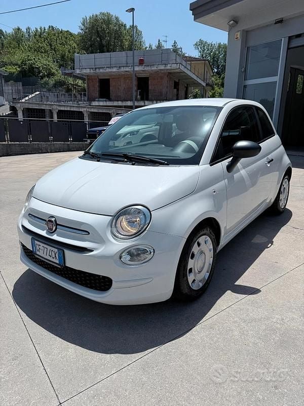 Bianco Usata 2021 Fiat 500 Pop Tre volumi | 8700 € (Super prezzo) - Immagine 1/4