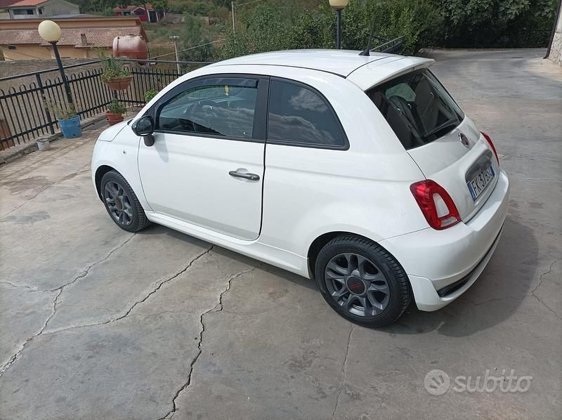 Usata Fiat 500S Sport 95 CV (69 kW) 2017 Bianco Coupé