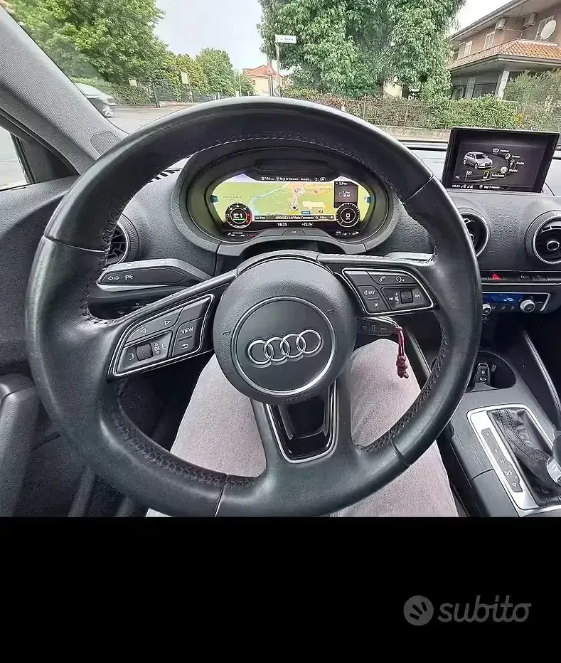 Usata Audi A3 116 CV (85 kW) 2019 Grigio Berlina