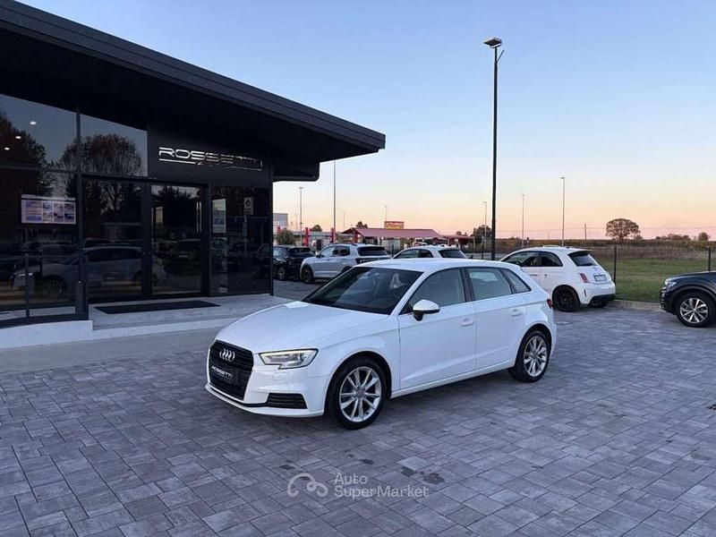 Usata Audi A3 116 CV (85 kW) 2019 Bianco Berlina