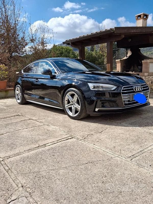 Nero Usata 2019 Audi A5 Sportback S-Line Due volumi | 26.500 € (Ottimo prezzo) - Immagine 1/4