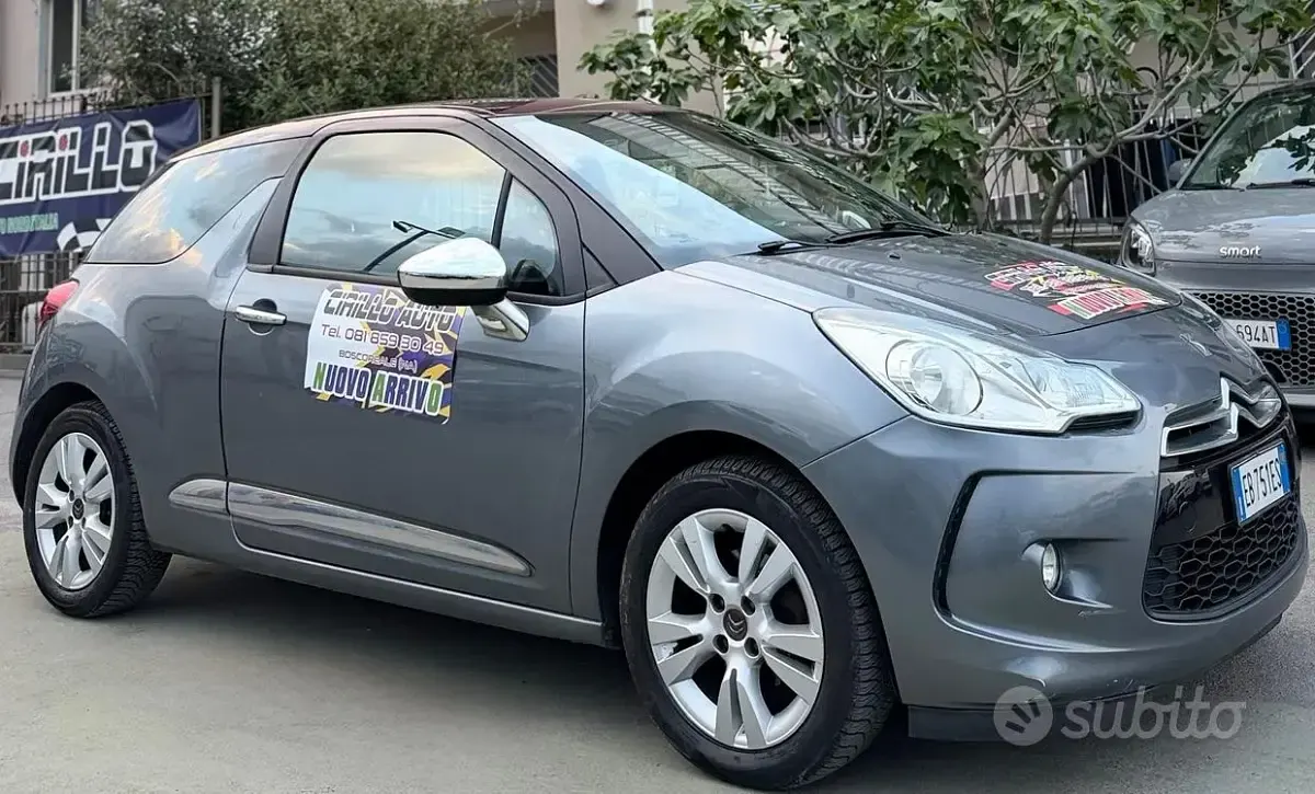 Usata Citroën DS3 92 CV (67 kW) 2010 Grigio Utilitaria