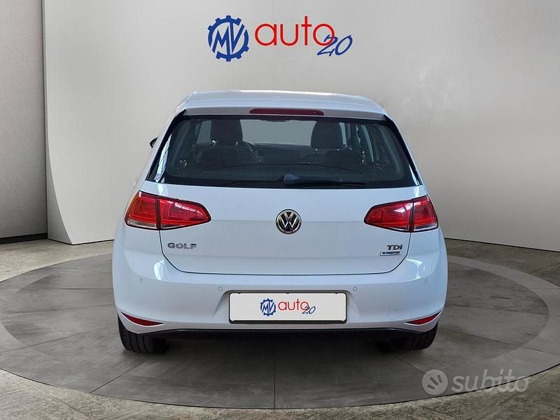 Usata VW Golf VII Trendline 90 CV (66 kW) 2016 Bianco Berlina