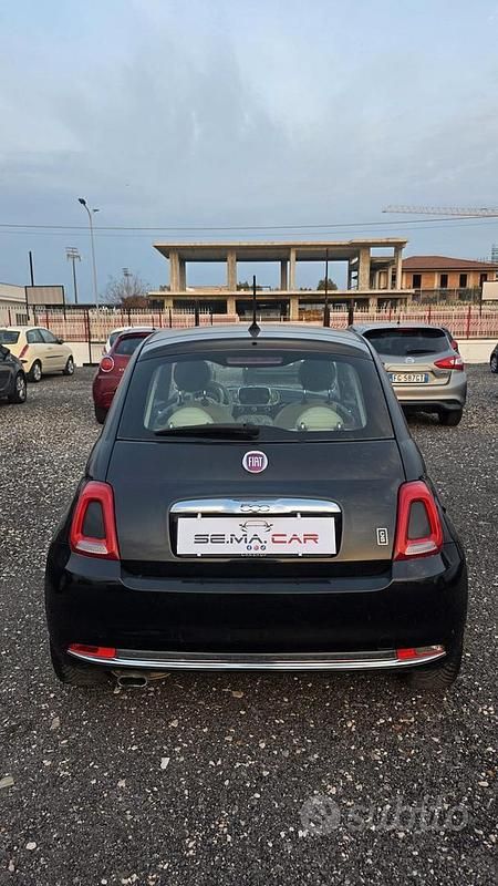Usata Fiat 500 Lounge 69 CV (50 kW) 2016 Nero Utilitaria