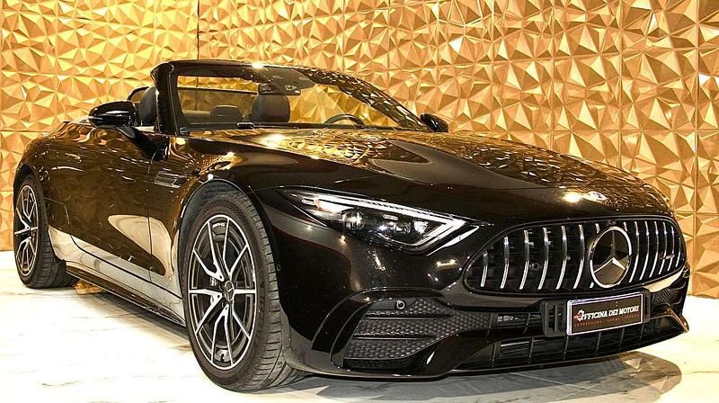 Swarz metallic Usata 2023 Mercedes SL43 AMG Premium Plus Cabrio | 91.900 € (Super prezzo) - Immagine 1/4