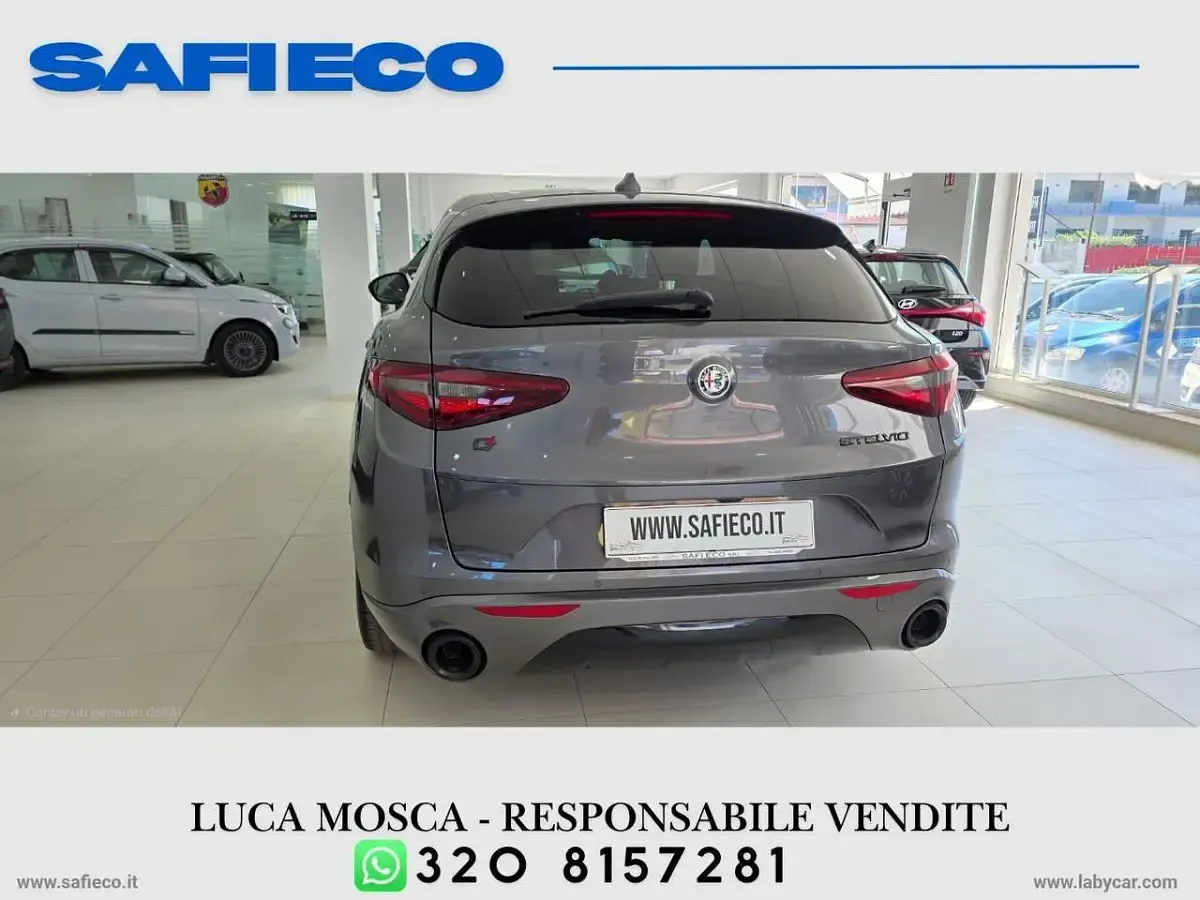 Usata Alfa Romeo Stelvio Veloce 209 CV (153 kW) 2021 Grigio vesuvio SUV