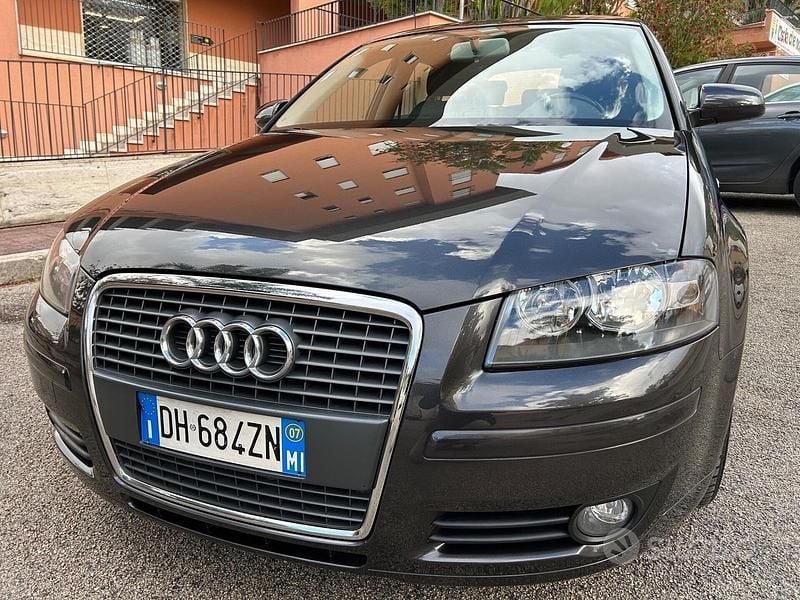 Usata Audi A3 Ambition 105 CV (77 kW) 2007 Grigio Berlina