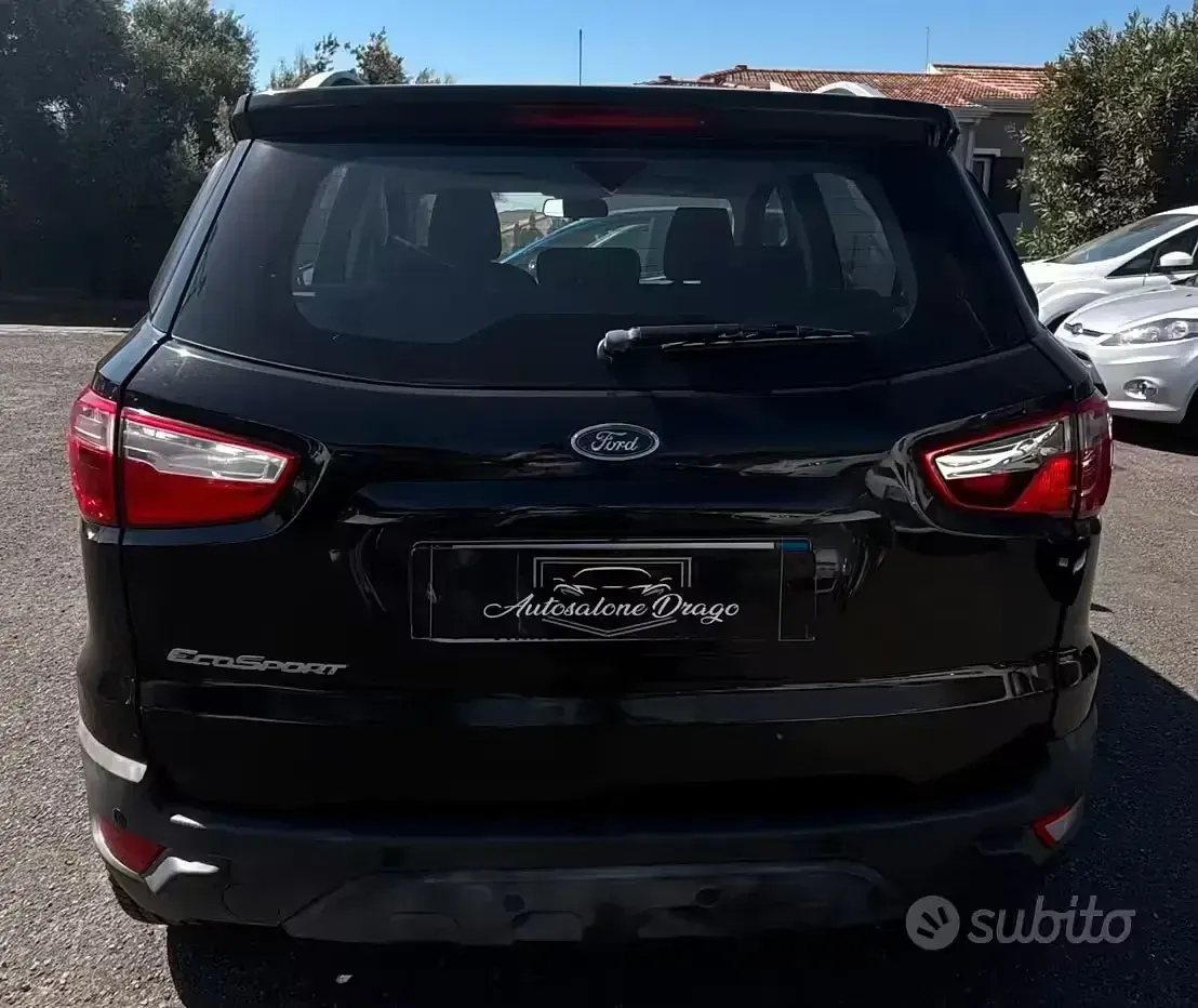 Usata Ford Ecosport Titanium 95 CV (69 kW) 2017 Nero SUV
