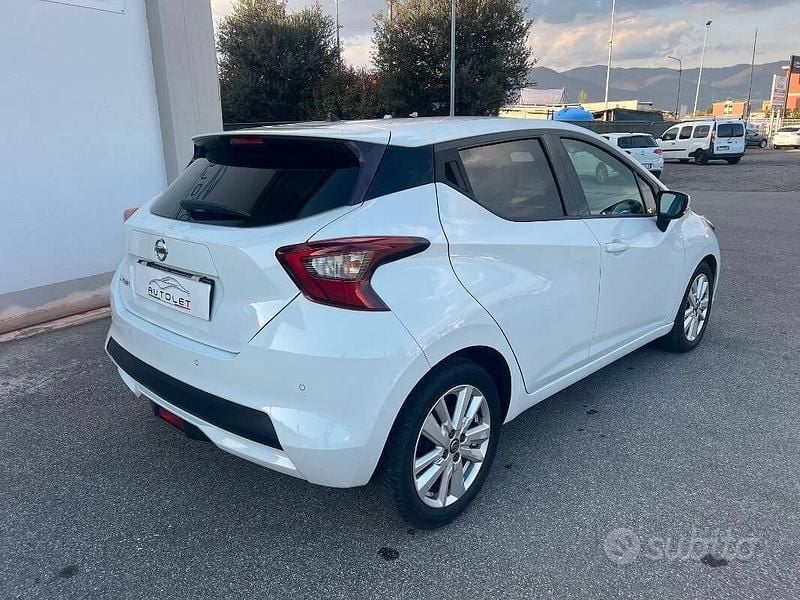Usata Nissan Micra Acenta 71 CV (52 kW) 2019 Bianco Utilitaria