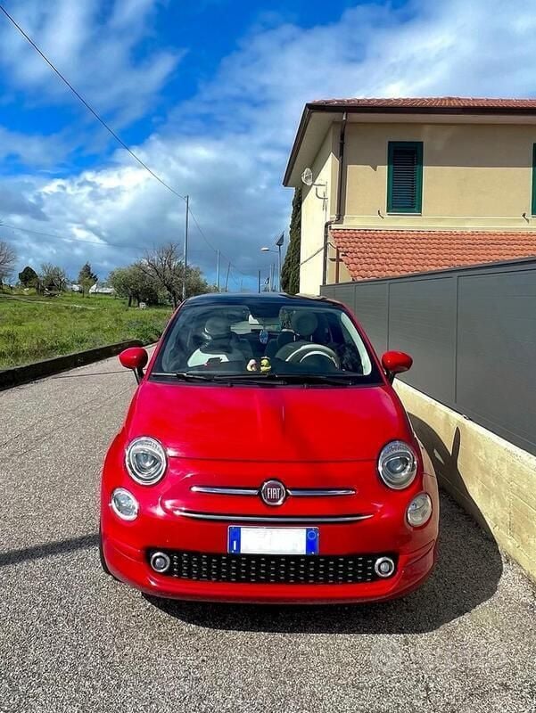Usata Fiat 500 Lounge 69 CV (50 kW) 2018 Rosso Utilitaria