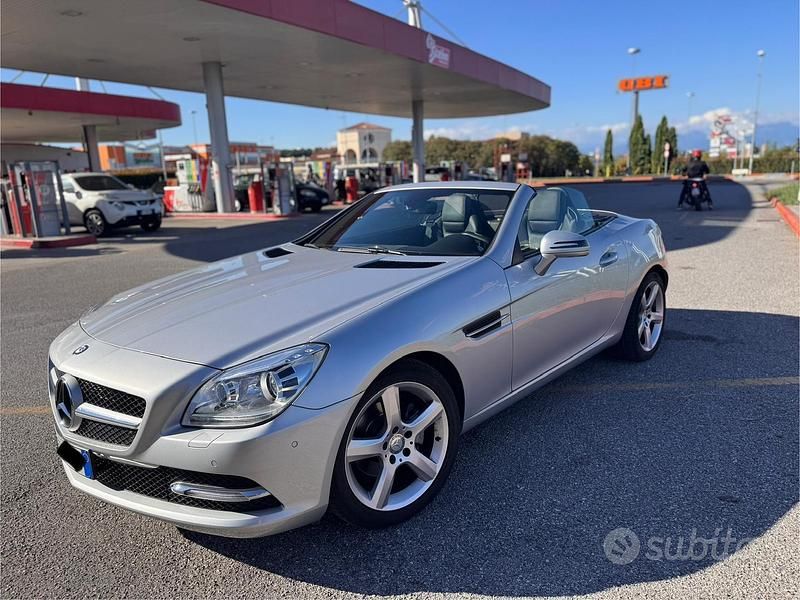 Usata Mercedes SLK200 Premium 184 CV (135 kW) 2013 Argento Cabrio