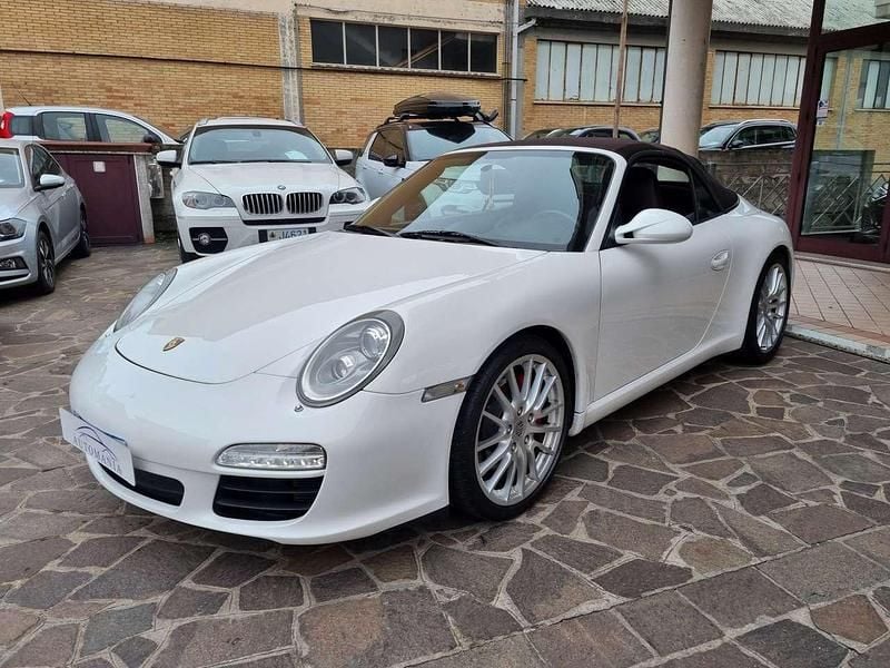 Usata Porsche 911 Carrera S Cabriolet 385 CV (283 kW) 2009 Biancocapotta cacao Cabrio