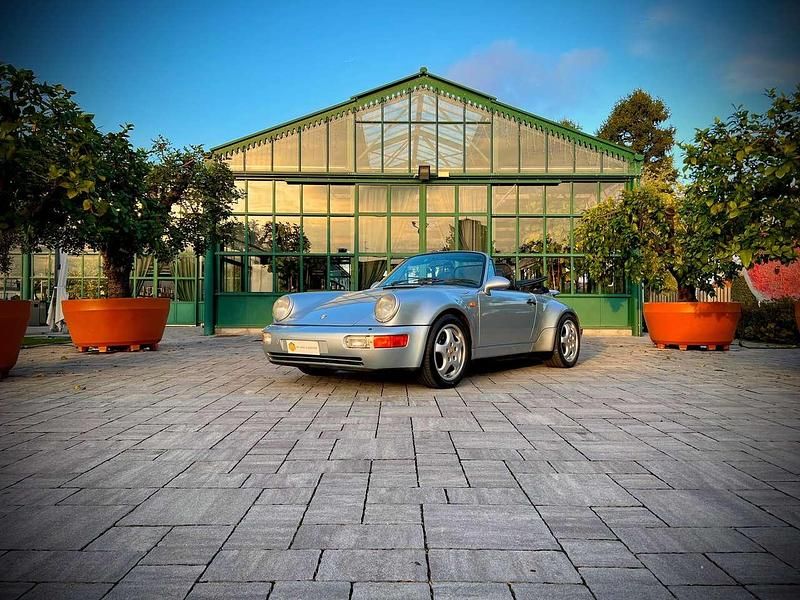 Usata Porsche 911 Carrera Cabriolet 250 CV (183 kW) 1992 Argento Cabrio