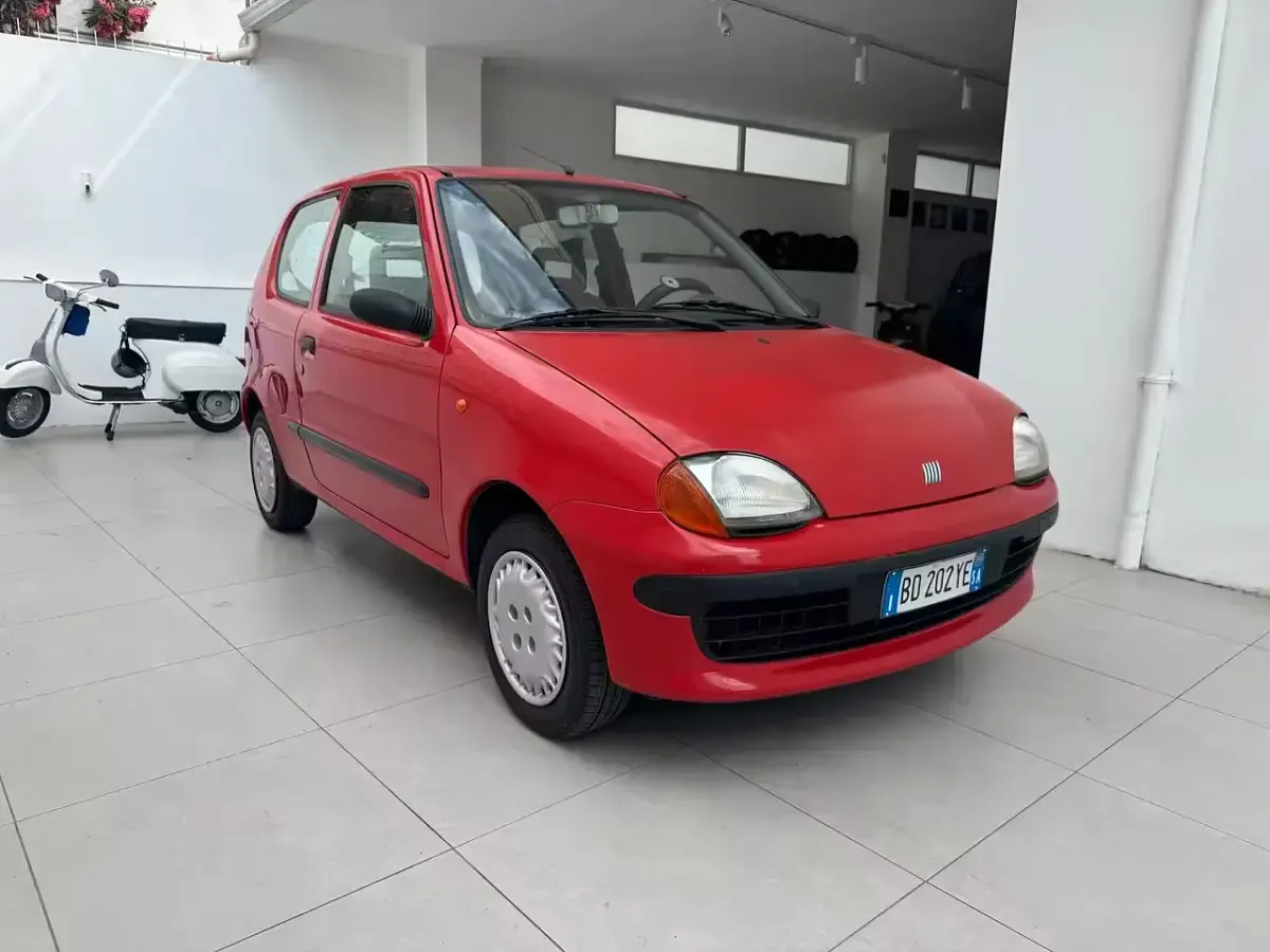Usata Fiat Seicento 54 CV (39 kW) 1999 Rosso Utilitaria
