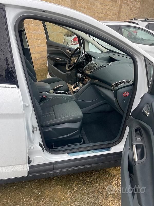 Usata Ford C-MAX Titanium 115 CV (84 kW) 2014 Bianco Monovolume