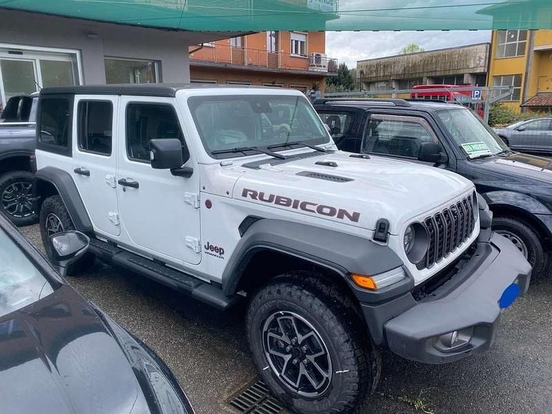 Usata Jeep Wrangler Unlimited Rubicon 272 CV (200 kW) 2024 Bright white SUV