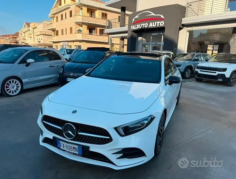 Usata Mercedes A180 Premium 116 CV (85 kW) 2019 Bianco Berlina